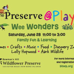 2025 Preserve @ Play: Wee Wonders